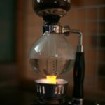 サイフォンで淹れるコーヒーがまたおいしい