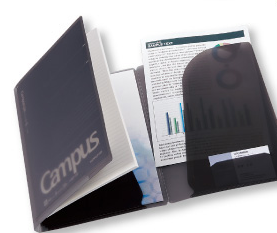 仕事は気分から！かっこいいコクヨのノートカバー